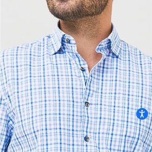 johnnie-O Top Shelf Tarpon Button Down Shirt Size S